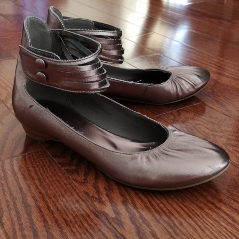 Roberto vianni leather ballet flats